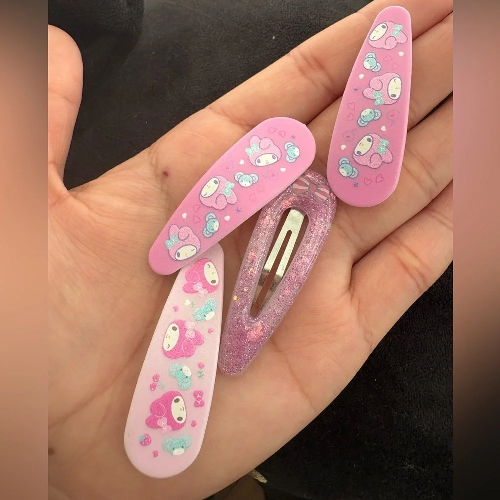 Sanrio Pink My Melody Hair Clip Set